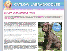 Tablet Screenshot of catlowlabradoodles.com